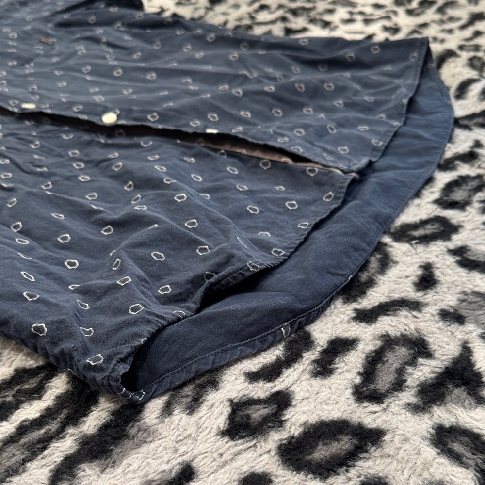 Quiksilver Navy Blue Patterned Men's Shirt - Picture 4 of 5